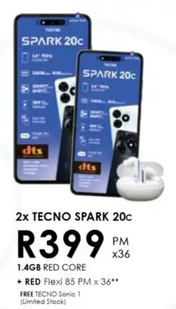 Chatz Connect TECNO SPARK 20c offer