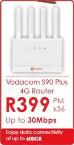 Chatz Connect Vodacom S90 Plus 4G Router offer