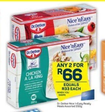 Pick n Pay Dr. Oetker Nice 'n Easy Ready Meals Assorted 350g offer
