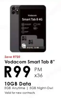 Chatz Connect Vodacom Smart Tab 8" offer