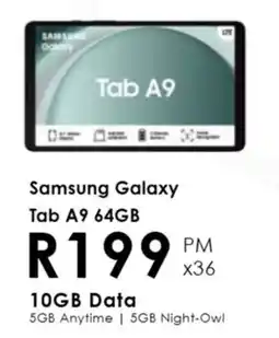 Chatz Connect Samsung Galaxy Tab A9 64GB offer