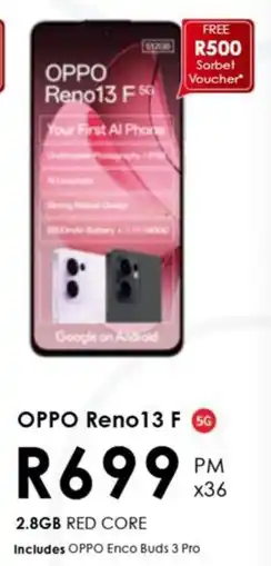 Chatz Connect OPPO Reno13 F 5G offer