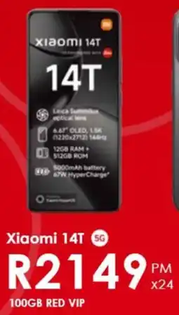 Chatz Connect Xiaomi 14T 5G offer