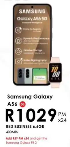 Chatz Connect Samsung Galaxy A56 5G offer