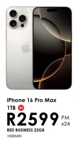 Chatz Connect iPhone 16 Pro Max 1TB 5G offer
