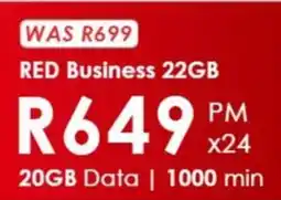 Chatz Connect RED Business 22GB offer