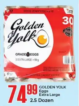 Elite Cash & Carry GOLDEN YOLK Eggs Extra Large offer