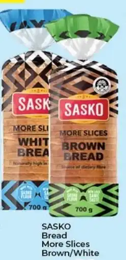 Elite Cash & Carry SASKO Bread More Slices Brown/White offer
