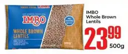 Elite Cash & Carry IMBO Whole Brown Lentils offer