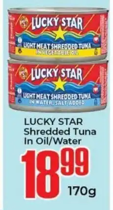Elite Cash & Carry LUCKY STAR Shredded Tuna In Oil/Water offer