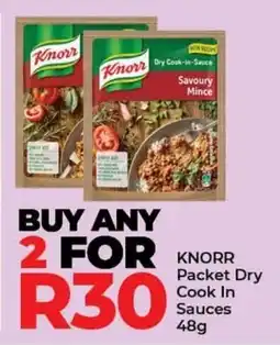 Elite Cash & Carry KNORR Packet Dry Cook In Sauces offer