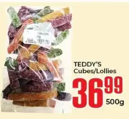 Elite Cash & Carry TEDDY'S Cubes/Lollies offer
