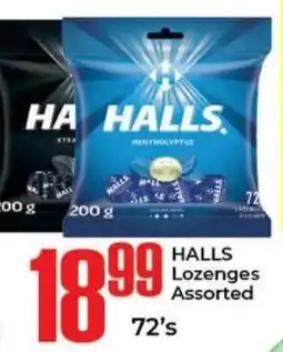 Elite Cash & Carry HALLS Lozenges Assorted offer