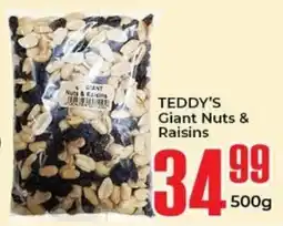 Elite Cash & Carry TEDDY'S Giant Nuts & Raisins offer