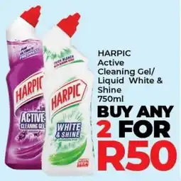 Elite Cash & Carry HARPIC Active Cleaning Gel/ Liquid White & Shine offer