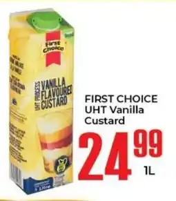 Elite Cash & Carry FIRST CHOICE UHT Vanilla Custard offer