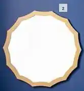 Builders Warehouse 0600mm Scallop Round Mirror Gold offer