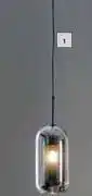 Builders Warehouse K.Light New York Smoke Gls Cylinder Pendant Light offer