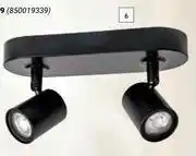 Builders Warehouse DH 4000K 2 Light Spotlight Int Str Black offer