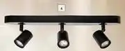 Builders Warehouse DH 4000K Straight 2 Light Spotlight Black offer