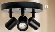 Builders Warehouse DH 5W 4000K Round 3 Light Spotlight Black offer