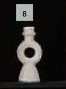 Builders Warehouse Vase Candle Holder White-750mm x 50mm x 165mm offer