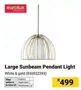 Builders Warehouse Eurolux Large Sunbeam Pendant Light offer