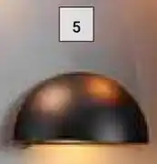 Builders Warehouse DH Large Half Moon Outdoor Wall Light offer