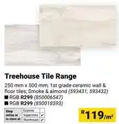 Builders Warehouse Treehouse Tile Range-250mm x 500mm Per Sqm offer
