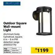 Builders Warehouse Solar Flair Outdoor Square Wall Mount Light offer