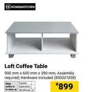 Builders Warehouse Home & Kitchen Loft Coffee Table-900mm x 600mm x 390mm offer
