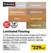Builders Warehouse Trento Laminated Flooring-Per Sqm offer