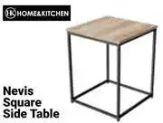 Builders Warehouse Home & Kitchen Nevis Square Side Table-450mm x 450mm x 568mm offer