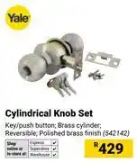 Builders Warehouse Yale Cylindrical Knob Set offer