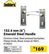 Builders Warehouse Builders 152.4mm (6) Emerald Steel Handle offer