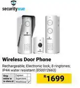 Builders Warehouse SecurityVue Wireless Door Phone offer