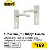 Builders Warehouse Builders 152.4mm (6) Sibaya Handle offer