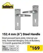 Builders Warehouse Builders 152.4mm (6) Steel Handle offer