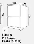 Builders Warehouse Home & Kitchen 600mm Pot Drawer Floor Units offer