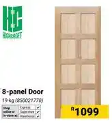 Builders Warehouse Highcroft 8 Panel Door offer