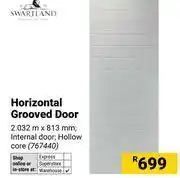 Builders Warehouse Swartland Horizontal Grooved Door offer