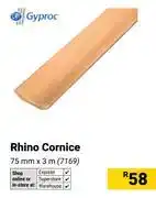 Builders Warehouse Gyproc Rhino Cornice 75mm x 3m offer