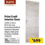 Builders Warehouse Kayo Print Craft Interior Door offer