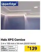 Builders Warehouse Upper Edge Halo XPS Cornice 2m x 100mm x 54mm offer