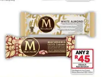 Pick n Pay Ola Magnum Ice Cream Sticks Assorted 100-110ml offer
