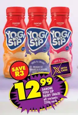 Shoprite Danone yogi sip dairy snack all variants offer