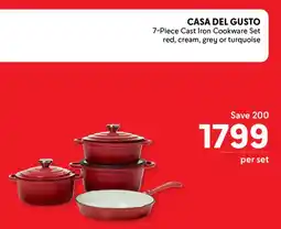 Makro CASA DEL GUSTO Cast Iron Cookware Set offer