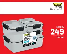 Makro ADDIS Clip 'n Seal Set offer
