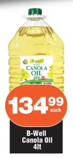 Check Star B-Well Canola Oil offer