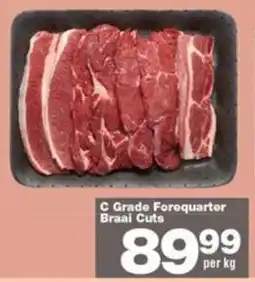 Check Star C Grade Forequarter Braai Cuts offer